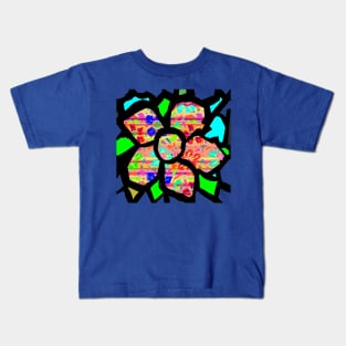 Flower,Red,Pop,Art by LowEndGraphics Kids T-Shirt